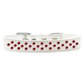 Unconditional Love Sprinkles Red Crystals Dog CollarWhite Size 14 UN847289